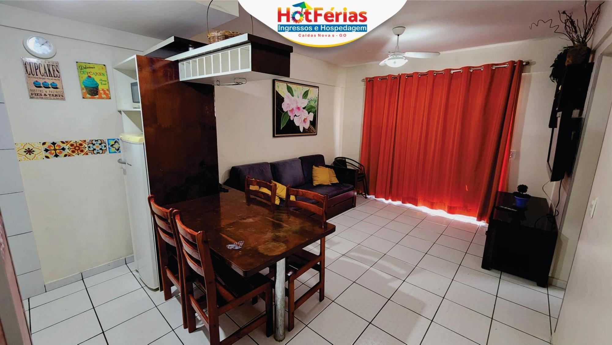 Flat Paradise, Piscinas Termais, Proximo Ao Centro - Hotferias Caldas Novas Ngoại thất bức ảnh
