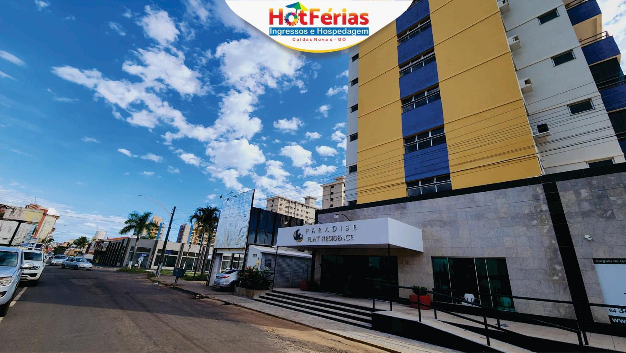 Flat Paradise, Piscinas Termais, Proximo Ao Centro - Hotferias Caldas Novas Ngoại thất bức ảnh