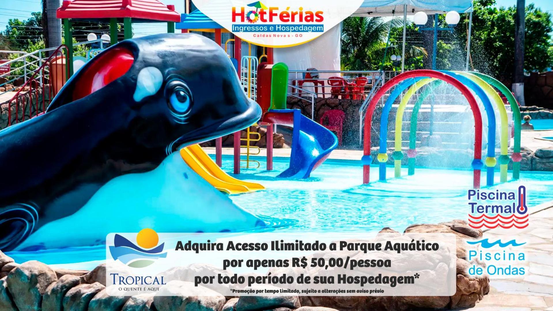 Flat Paradise, Piscinas Termais, Proximo Ao Centro - Hotferias Caldas Novas Ngoại thất bức ảnh